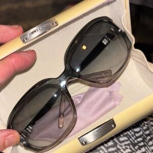 Jimmy Choo Gray Sunglasses